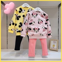 [아가방] 논현점*디즈니의 귀여운 미키 미니가 똬악!! 가볍게 입을수있는 편하고 귀여운 등원룩 /아가방 상하복