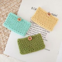 트리플 카드지갑 만들기 DIY키트 뜨개질 DIY 패키지, 218, 1개