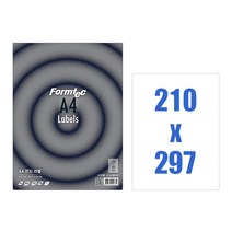 기타 폼텍 분류표기용 라벨 LS-3130 100매 1칸 210x297mm, 단품