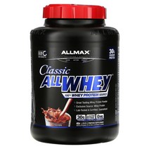 ALLMAX Nutrition Classic AllWhey 100% 유청 단백질 초콜릿 맛 2.27kg(5lbs), One Color, One Size