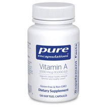 Pure Encapsulations Vitamin A 퓨어 인캡슐레이션 비타민 A 10000IU 120캡슐
