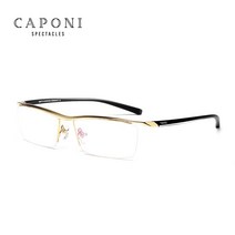 요즘 유행하는 남자 티타늄 안경테 반무테 안경태 시력보호 안경 R13