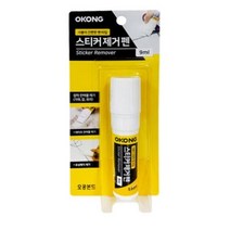 오공 GG 스티커 제거펜 9ml 잔여물 끈적임 제거제 스틱, 1개