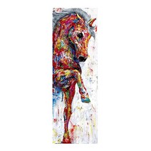 명화 그리고 명화 DIY 그림 그리기GATYZTORY-60x120cm 대형 숫자 그림 말 그림 홈 동물 그림 벽에, 01 13489_01 40x80cm no frame