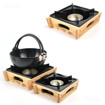 [제이앤]이자카야 뷔페 전골 찌개 철판 요리 고체연료 고체알콜 다이 스탠드 온도유지 워머기 길이 14.3cm 18.5cm