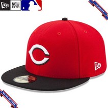 [미국정품] 354096 스냅백 캡모자 MLB [신시내티 레즈] 뉴에라 Road Authentic Collection On-Field 59FIFTY Fitted Hat - Red/