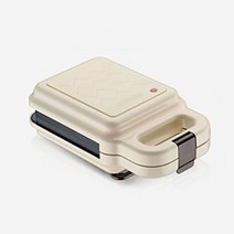 우먼스9999 2 in 1 분리형 와플 크로플 샌드위치 와플메이커, 크림