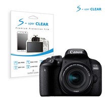 슈퍼클리어 캐논 DSLR EOS 800D 액정보호필름 2종, 고선명 올레포빅