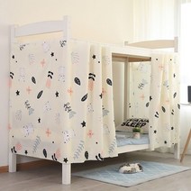 SKANDSALO 기숙사 2층침대 암막커튼 숙면 필수 완소템 항공배송, 레드 샤 치킨 2pcs + Top