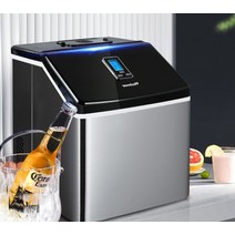 미니제빙기 가정용제빙기 사무실용 업소용 카페용, 얼음 24개 자동세척 30kg 공냉식 생수이용