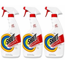 SHOUT 샤우트 세탁 얼룩제거 스프레이 650ml 3통, 1개
