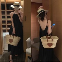 오프 숄더 백리스 나시 롱 원피스 멋스러운 휴양지 코디 바캉스룩 여행지 코디 호캉스룩 비치 원피스