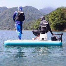 좌대 수상좌대 낚시터 민물 발판 낚시 보트, 맞춤형 고급형(200x150x30cm)