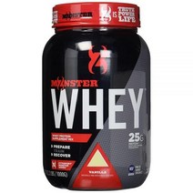 HK몰 Cytosport 몬스터 유청 단백질 보충제 믹스 바닐라 맛 2.2 파운드 (약 25 인분), 기본, 1.5L