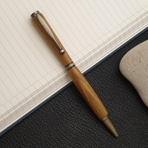 나모 리그넘 앤틱 볼펜 유창목 이니셜 각인 무료 고급 수제 볼펜, 한글 2, 구입 안 함, 원목 케이스