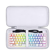 Razer Cynosa Ch로마/Cynosa V2 / Ornata 블랙widow V3 프로/블랙widow Huntsman Elite/Huntsman 아날로그 게임용 키보드용 co2, for Mini 60% Keyboard, Mercury White Case, Mercury White Case