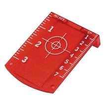 표적지시기 레이저 레벨 미터 타겟 보드 반사경 레이저 측정 도구 액세서리 서바이벌용품, 빨간색, 1개