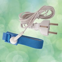 인체 정전기제거 손목밴드 어싱 전자파보호 어스 띠, 1개