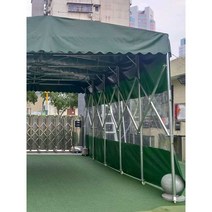 바람막이천막 행사용 야외 펜션 몽골 방수, 2m 레드