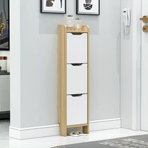 틈새수납장 수건 신발장 이케아 선반 얇은 300 정리대 400 수건장 현관 진열대 틈새 좁은 슬림 정리함, 조립식, B타입 40CM 호두색