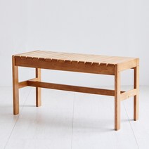 [리비니아] 다이노 원목 2인 벤치