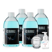 아이스버블 브라운 면도기세정액 리필 파나소닉 필립스 호환, PH타입 (필립스호환) 500ml x4개+컵+핸드워시