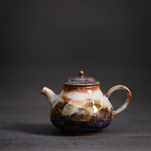 전통다기세트 중국스타일 빈티지 찻주전자 도자기점토 네이쳐 다도 티포트 시노 도자기 150ml, C02-각 다른, T01-101mL포함 200mL포함