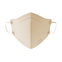 헬스키퍼 에어 (Air) 컬러마스크 2D 새부리형 국내생산 CE 마스크, 베이지