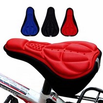 자전거 안장패드 젤 쿠션커버 메모리폼 안장커버, 블랙_(1+1)