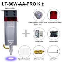레이저 나무 높은 전력 80W 고정 초점 레이저 모듈 헤드 CNC 레이저 조각 기계 절단 목재 DIY 도구에 대 한 공기 노즐| | - AliExpress, LT-80W-AA-PRO-KIT+24V