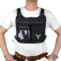 에이치플러스몰 남자 밀리터리 체스트백 라이딩 오토바이 가슴 가방