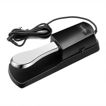 Goldby Piano Sustain Pedal Universal Keyboard Foot for Yamaha Casio Roland Korg Digital Pianos MIDI, White