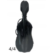 첼로케이스 경량 가방 악기 방수 상자 튼튼한 보관, 검정색