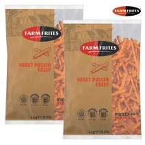 [퀴클리몰] 팜프리츠 스윗 포테이토 프라이 1kg x 2개, 1개
