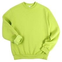 스타토리 데일리 기모 맨투맨 M-3XL 빅사이즈 커플티 남여공용 겨울맨투맨