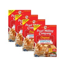 펄 밀링 컴퍼니 컴플리트 팬케이크 믹스 907g 4팩Pearl Milling Company Complete Pancake Mix