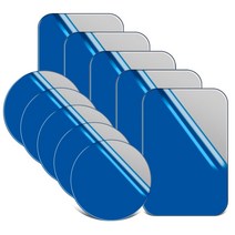 판금 공구 자석 자동차 전화 홀더 철 시트 디스크 교체 마그네틱 마운트에 대 한 5 개/몫 금속 접시 스티커, 22x41mm