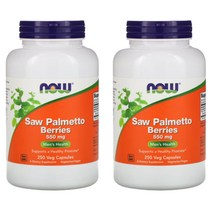 [1+1] 나우푸드 쏘팔메토 베리 550mg 250베지캡슐 소팔메토 Saw Palmetto
