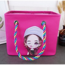 제이에스 P 물빠지는 목욕가방 목욕바구니 방수가방 메쉬, 진핑크
