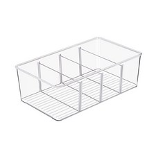 강아지옷장 행거 옷걸이 애견 고양이 옷보관 원목 정리 서랍장 미니 Small Stackable Storage Bins Space Saving Freezer Organizer for, [01] 라이트 옐로우