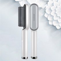 K SKIN 뷰티 빗 고데기 2in 1 매직 볼륨 겸용 앞머리 펌 헤어판 고데기 KD380, 블랙-블루