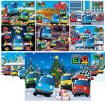 어린이 타요 퍼즐 100피스 큰조각 직소퍼즐 시리즈 모음, 8.크리스마스