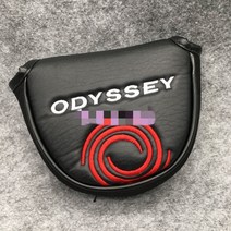 골프 말렛 퍼터 커버 퍼터 클럽 커버 헤드 커버 공용 남녀 클럽 케이스 자석, 블랙(찍찍이)