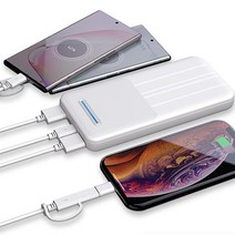 PD20W-K1 서피스 고/고2/프로/북 대용량보조배터리 멀티대용량 10 000mAh/모든기기충전/고속C타입+5핀+8핀/안전회로내장