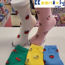 꾸니블리 @@과일믹스 긴목양말!! 5켤레세트 @@@@