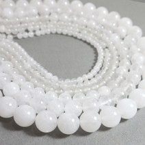 선우몰 백옥 원석재료 DIY제작 팔찌만들기 천연원석 비즈 악세사리 부자재, 10mm