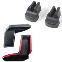 4 PCS 자동차 부속품 : 2 PC 자동차 도어 스토퍼 보호 도어 체크 팔 정지 덮개 및 2 개 PCS Demister Cover, 하나, 검정