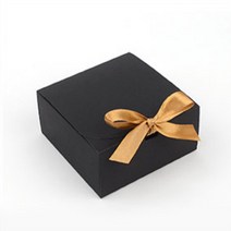 리본 선물 떡 포장 상자 케이스 박스 소형 블랙