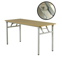 milovhi 접이식 사무실 테이블 테이블 연수원 학원 공부방 책상 회의실 테이블, 1500x600