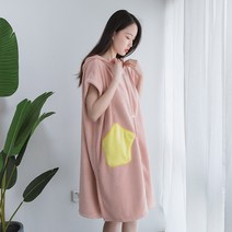 망토목욕타월 입을 수 있는 가운 홈 가운, A5, 1개